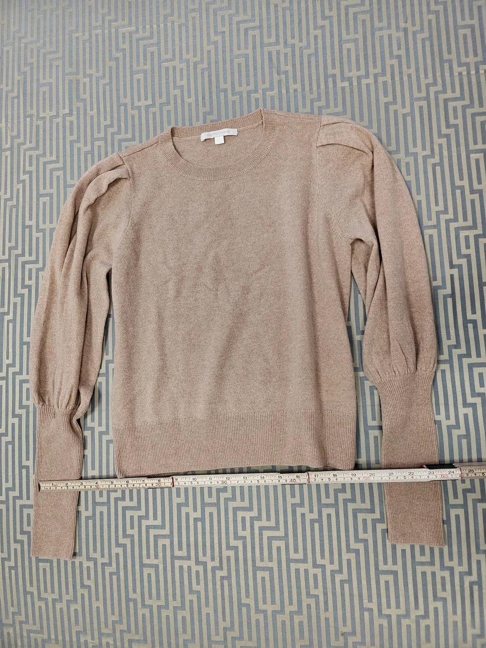 Jonathan Simkhai Peach Crewneck Sweater 100% Cashmere
